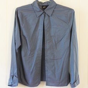 Dockers ✤ Color-Shift Collar Button Down Blouse